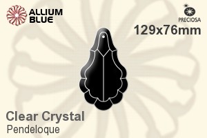 Preciosa Pendeloque (1003) 129x76mm - Clear Crystal