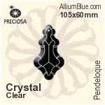 Preciosa Pendeloque (1006) 77x48mm - Clear Crystal