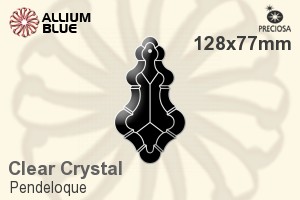 Preciosa Pendeloque (1006) 128x77mm - Clear Crystal