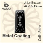 プレシオサ Coffin Stone (115) 55x20x18mm - Metal Coating