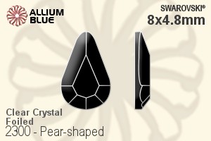 SWAROVSKI 2300 8X4.8MM CRYSTAL F