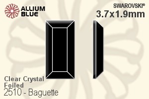 SWAROVSKI 2510 3.7X1.9MM CRYSTAL F