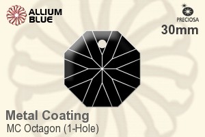 プレシオサ MC Octagon (1-Hole) (2636) 30mm - Metal Coating