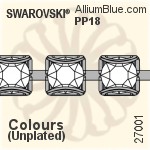 Swarovski Catch-free Cupchain (27001) PP18, Plated, 00C - Crystal Effects