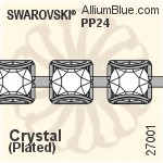 Swarovski Catch-free Cupchain (27001) PP24, Unplated, 00C - Colors