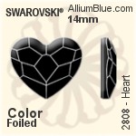 Swarovski Marquise Flat Back No-Hotfix (2201) 14x6mm - Crystal Effect With Platinum Foiling