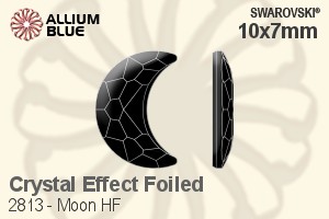 Swarovski Moon Flat Back Hotfix (2813) 10x7mm - Crystal Effect With Aluminum Foiling