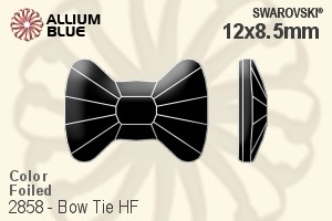 Swarovski Bow Tie Flat Back Hotfix (2858) 12x8.5mm - Color With Aluminum Foiling