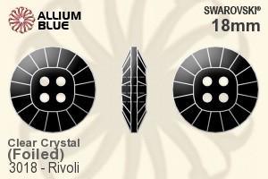 SWAROVSKI 3018 18MM CRYSTAL F