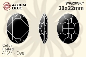 SWAROVSKI 4127 30X22MM BLACK DIAMOND F