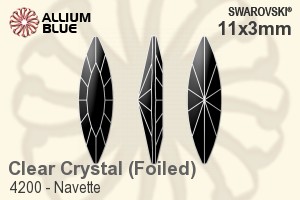 SWAROVSKI 4200 11X3MM CRYSTAL F