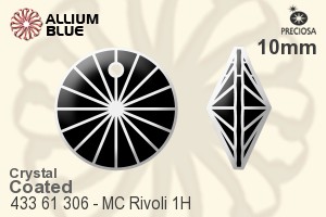 Preciosa MC Rivoli 1H Pendant (433 61 306) 10mm - Crystal Effect