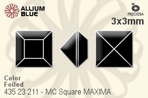 PRECIOSA Square MXM 3x3 lt.c.top DF