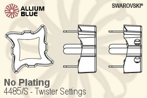 Swarovski Twister Settings (4485/S) 6mm - No Plating