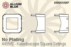 Swarovski Kaleidoscope Square Settings (4499/S) 6mm - No Plating