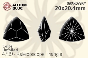 施華洛世奇 Kaleidoscope Triangle 花式石 (4799) 20x20.4mm - 顏色 無水銀底