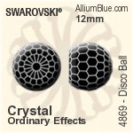Swarovski Disco Ball Fancy Stone (4869) 8mm - Crystal Effect Unfoiled