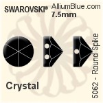 スワロフスキー ラウンド Spike (Two Holes) ビーズ (5062) 7.5mm - カラー