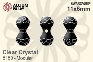 Swarovski Modular Bead (5150) 11x6mm - Clear Crystal