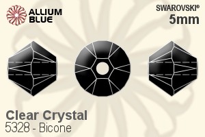 Swarovski Bicone Bead (5328) 5mm - Clear Crystal