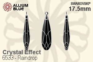 Swarovski Raindrop Pendant (6533) 17.5mm - Crystal Effect