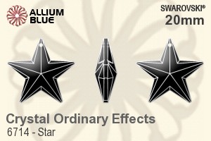 Swarovski Star Pendant (6714) 20mm - Crystal Effect