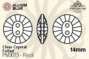 PREMIUM CRYSTAL Rivoli Sew-on Stone 14mm Crystal F