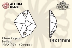 PREMIUM CRYSTAL Cosmic Sew-on Stone 14x11mm Crystal F