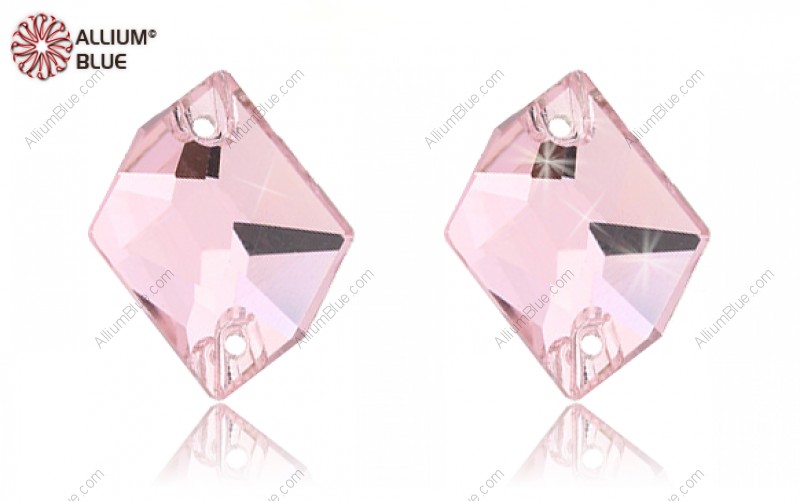 PREMIUM CRYSTAL Cosmic Sew-on Stone 17x13mm Light Rose F