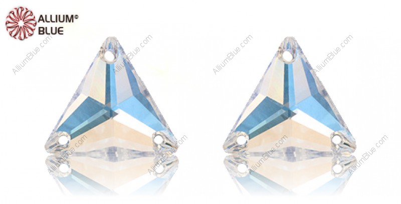 PREMIUM CRYSTAL Triangle Sew-on Stone 16mm Crystal Moonlight F