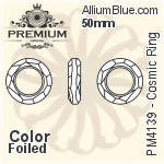 プレミアム Cosmic Ring ファンシーストーン (PM4139) 20mm - クリスタル エフェクト 裏面にホイル無し