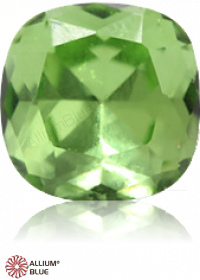 PREMIUM CRYSTAL Cushion Cut Fancy Stone 6mm Peridot F