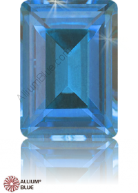 PREMIUM CRYSTAL Step Cut Fancy Stone 14x10mm Aqua F