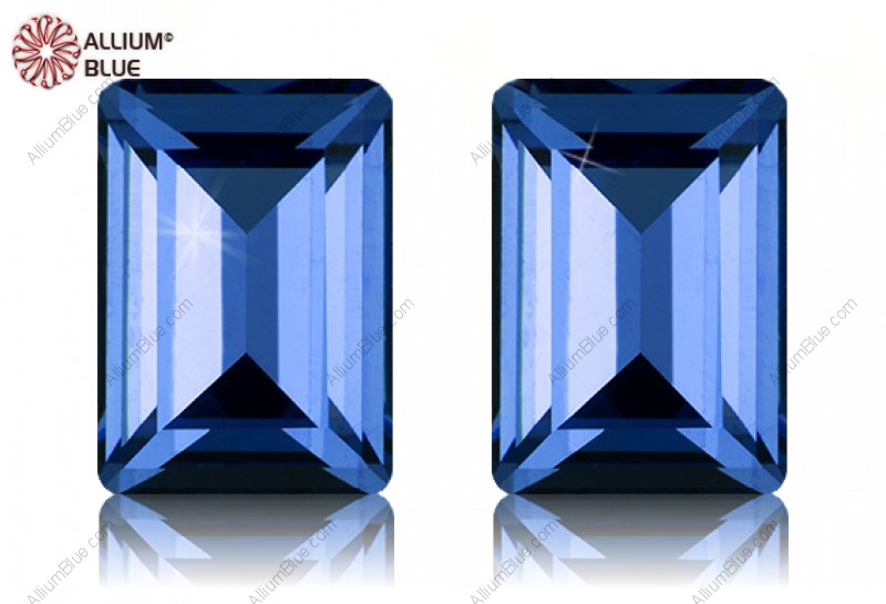 PREMIUM CRYSTAL Step Cut Fancy Stone 14x10mm Sapphire F