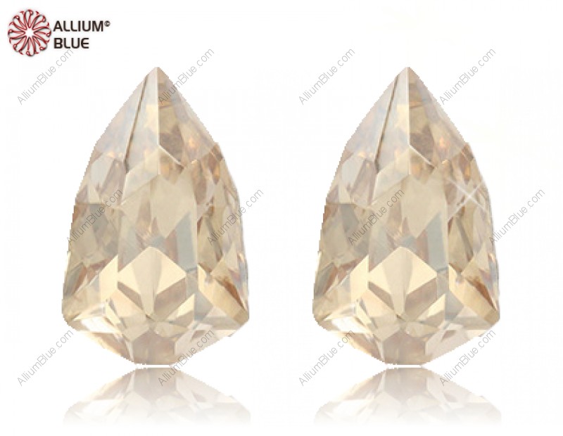 PREMIUM CRYSTAL Slim Trilliant 13.6x8.6mm Crystal Golden Shadow F