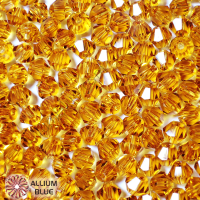 PREMIUM CRYSTAL Bicone Bead 8mm Topaz