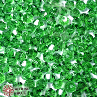 PREMIUM CRYSTAL Bicone Bead 6mm Fern Green