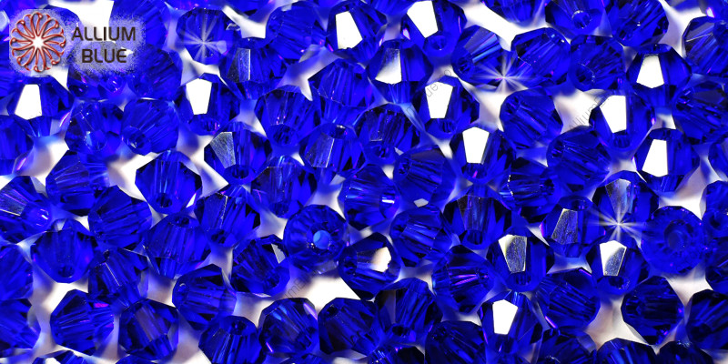 PREMIUM CRYSTAL Bicone Bead 3mm Cobalt