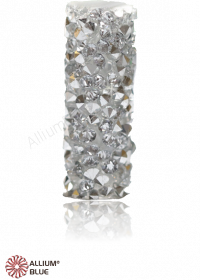 PREMIUM CRYSTAL Fine Rock Tube Bead 15mm Crystal Comet Argent Light