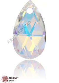 PREMIUM CRYSTAL Pear Pendant 16x9mm Crystal Aurore Boreale