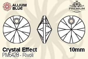 PREMIUM CRYSTAL Rivoli Pendant 10mm Crystal Golden Shadow