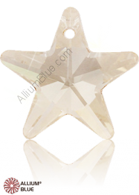 PREMIUM CRYSTAL Star Pendant 20mm Crystal Golden Shadow