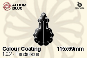 Preciosa Pendeloque (1002) 115x69mm - Colour Coating