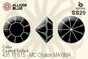 Preciosa MC Chaton MAXIMA (431 11 615) SS20 - Color (Coated) With Dura™ Foiling