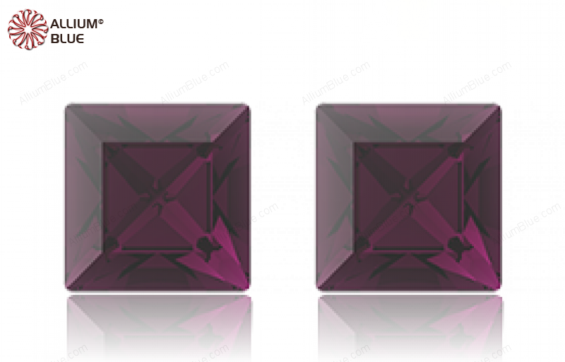 PRECIOSA Square MXM 5x5 amethyst DF