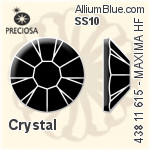 Preciosa MC Chaton Rose MAXIMA Flat-Back Hot-Fix Stone (438 11 615) SS10 - Crystal Effect UNFOILED