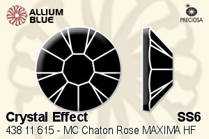 PRECIOSA Rose MAXIMA ss6 crystal HF BBl
