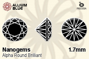 Preciosa Alpha Round Brilliant (RBC) 1.7mm - Nanogems