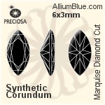 Preciosa Marquise Diamond (MDC) 5x2.5mm - Nanogems