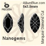 プレシオサ Marquise Diamond (MDC) 5x2.5mm - キュービックジルコニア